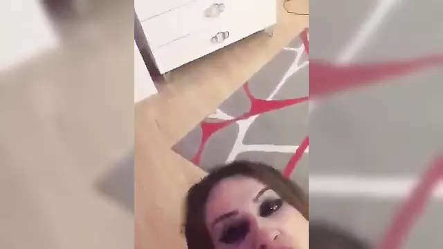 Türk sevgiliden ateşli bir oral şov.